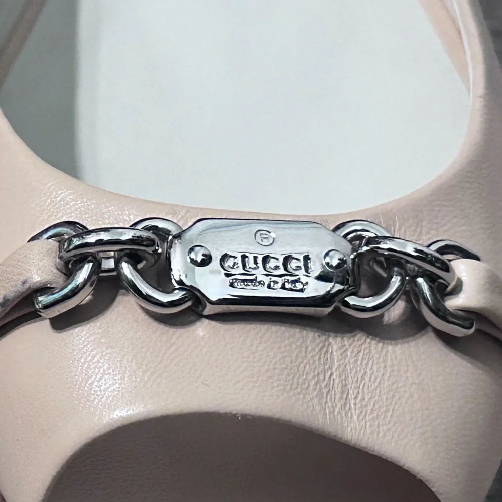 GUCCI TAN FLATS - Picture 3 of 11